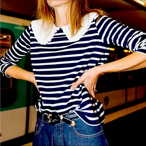 Peter Pan Collar Shirt - Picture 2 of 2